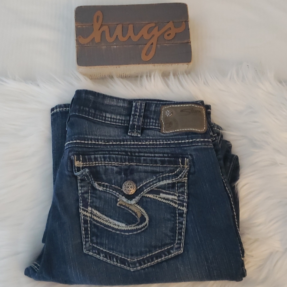 Silver Suki Surplus Blue Jeans